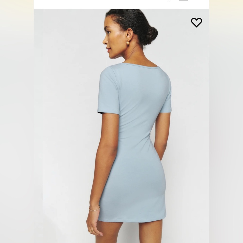 Reformation Aubriella Knit Dress Mineral - Size M

NEW never worn.